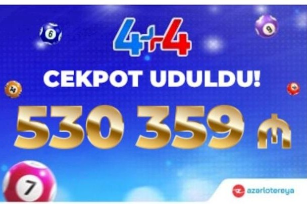Azərbaycanda yarım milyonluq cekpot uduldu