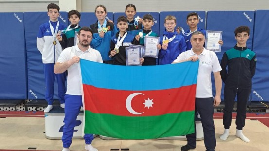 Gimnastlarımızdan Qazaxıstanda 6 medal