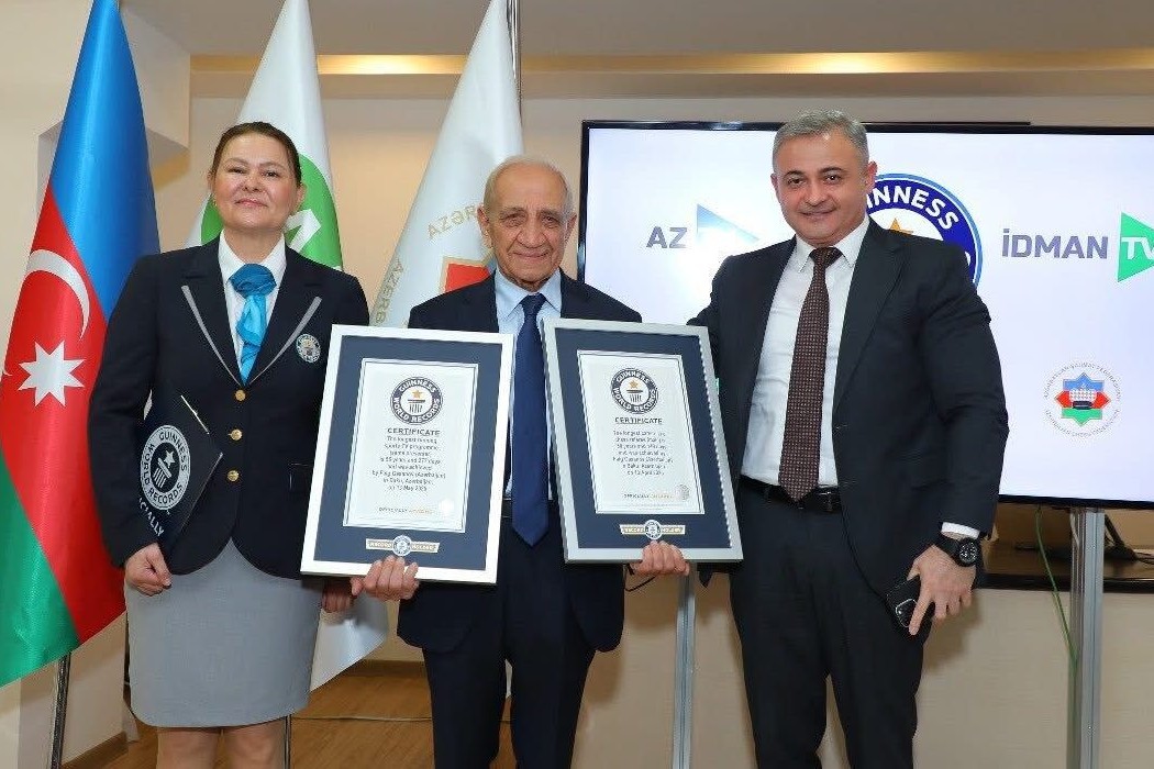 Faiq Həsənov ikinci dəfə rekord müəllifi oldu