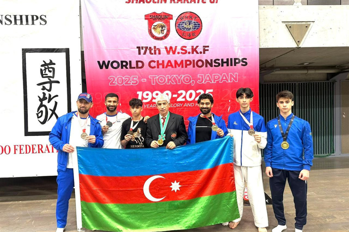 Tokioda keçirilən Dünya çempionatında karateçilərimizdən 5 medal
