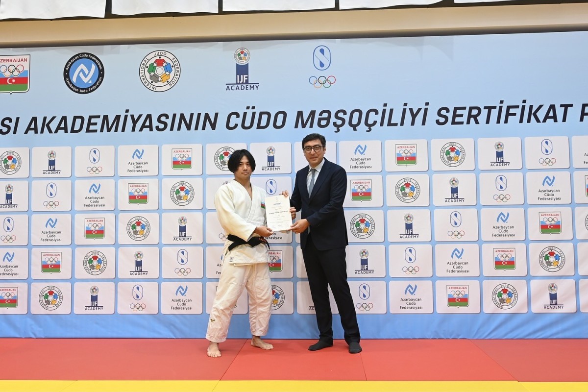 Cüdo məşqçiliyi üzrə sertifikatlar təqdim olunub