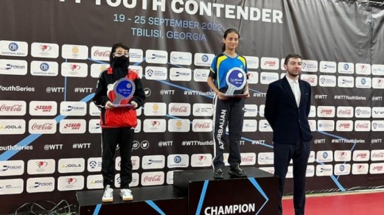 Stolüstü tennisçilər Tiflisdən 5 medalla qayıdırlar