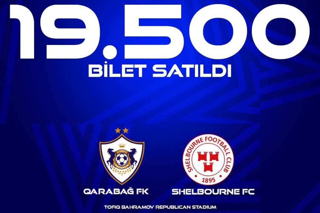 "Qarabağ"ın oyununa biletlərin yarıdan çoxu satılıb