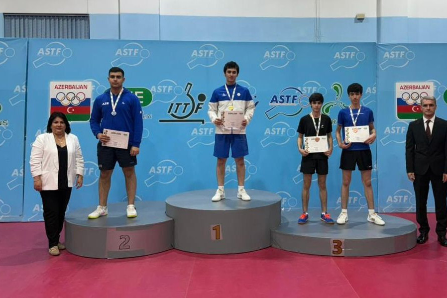 Stolüstü tennis üzrə Azərbaycan Kuboku yekunlaşıb