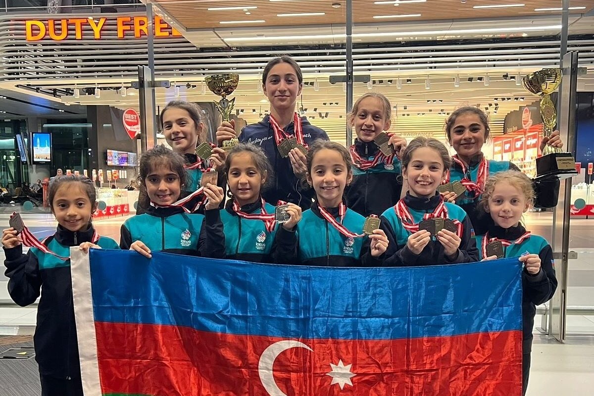 Gimnastlarımız İstanbulda 12 medal qazandı