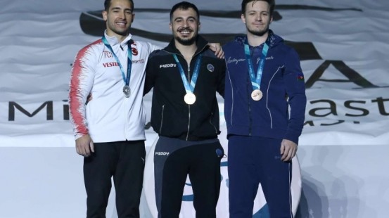 Azərbaycan gimnastı dünya kubokunda bürünc medal qazandı