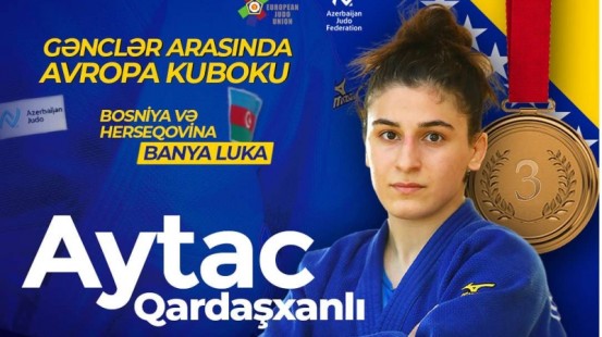 Azərbaycan cüdoçusu Avropa kubokunda bürünc medal qazandı