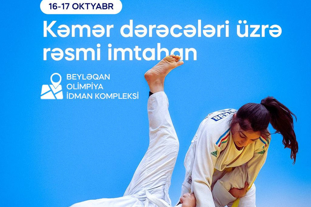 Beyləqanda kəmər dərəcələri üzrə rəsmi imtahan keçiriləcək