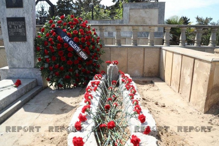 Məzahir Süleymanzadə dəfn olundu - FOTOLAR
