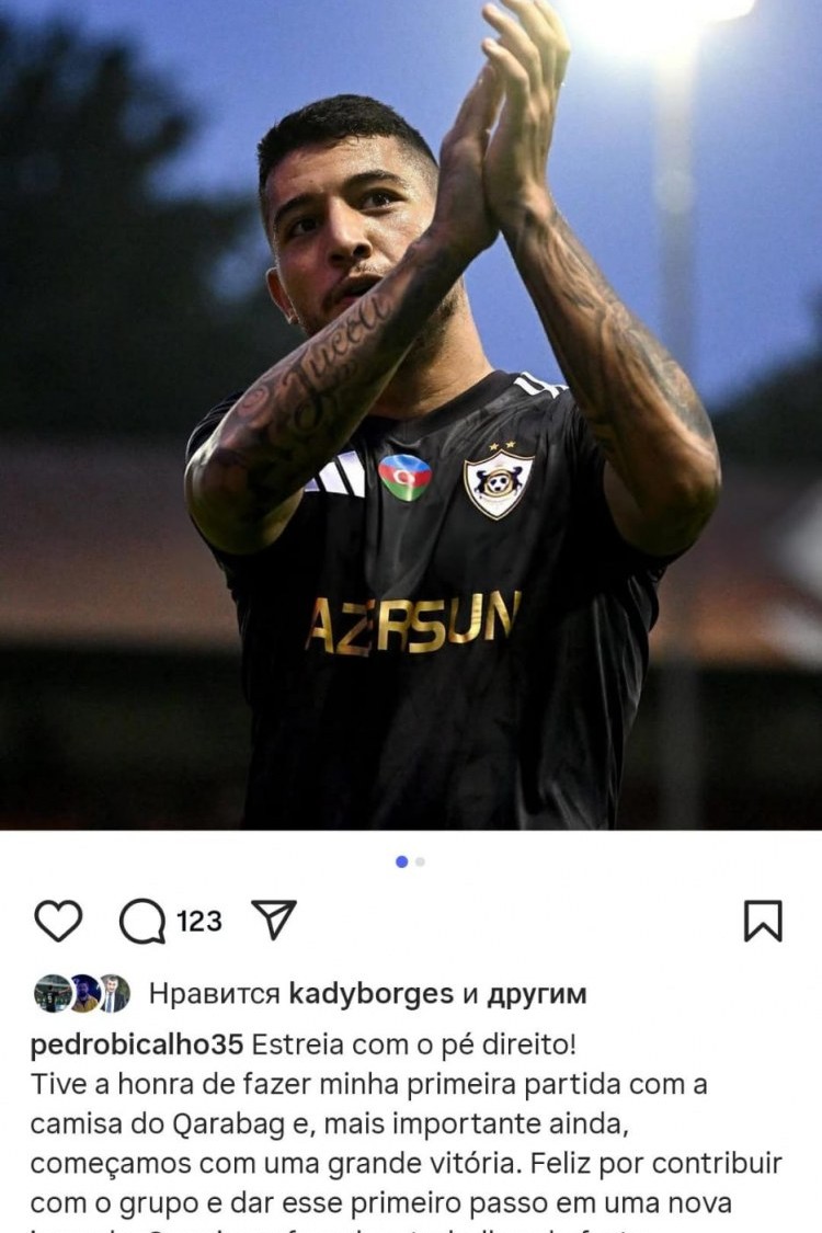 "Qarabağ"ın yeni transferi: "Möhtəşəm qələbə ilə başladıq"
