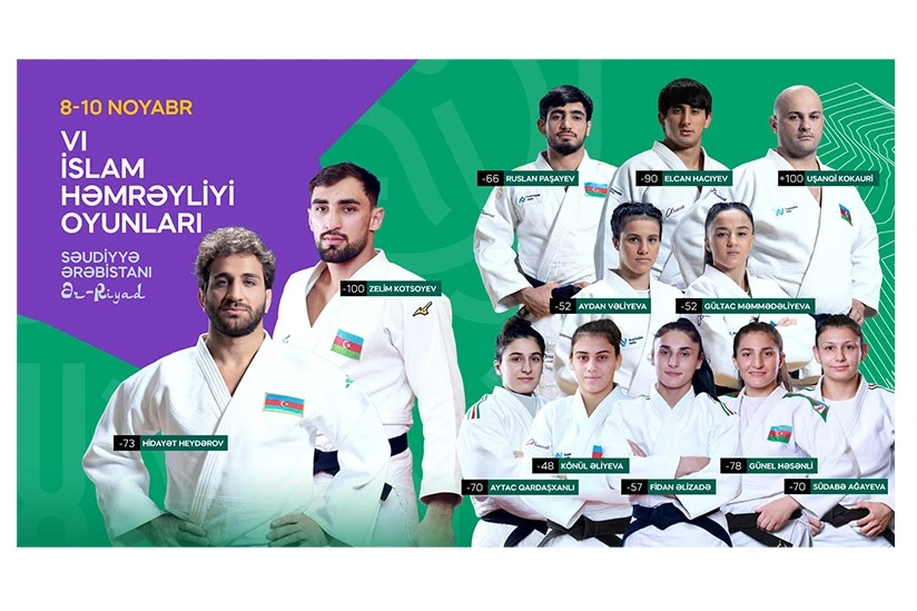 İslamiadaya yollanacaq cüdoçuların adları açıqlandı