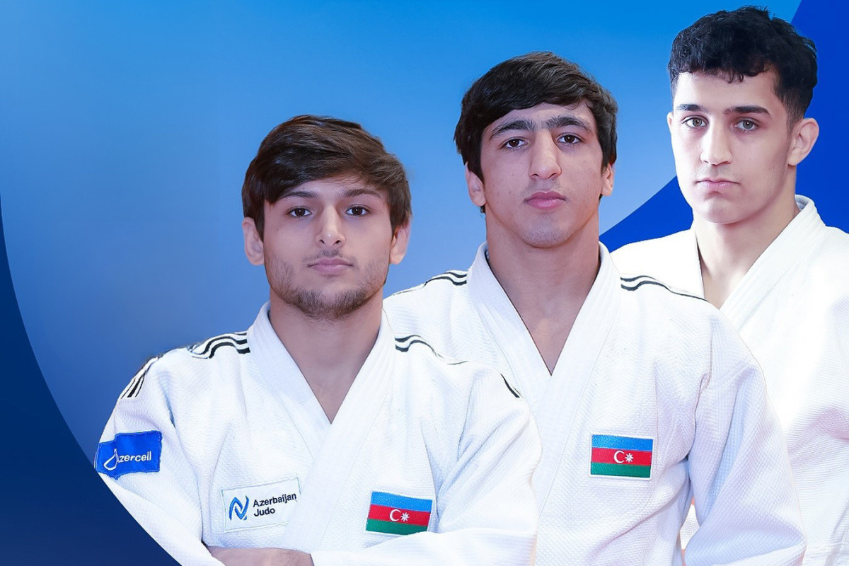 Üç cüdoçuuz qitə çempionatında mübarizəyə başlayır