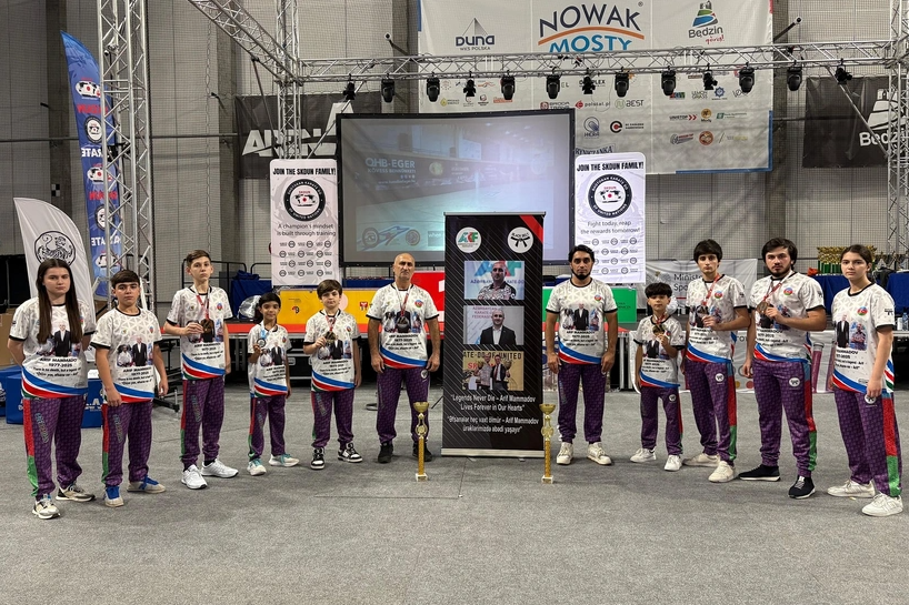 Azərbaycan karateçiləri Polşada 8 medal qazanıb