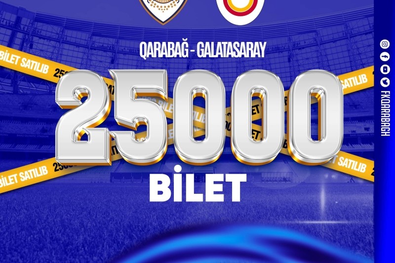 “Qarabağ” - “Qalatasaray” matçına böyük maraq
