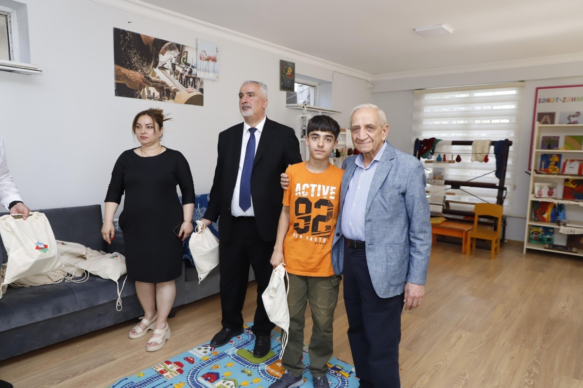 Faiq Həsənov Uşaqların Beynəlxalq Müdafiəsi Günü münasibətilə uşaqlarla görüşüb