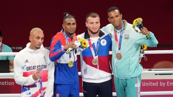Tokio-2020: Azərbaycan boksçusu mükafatlandırıldı - FOTOLAR