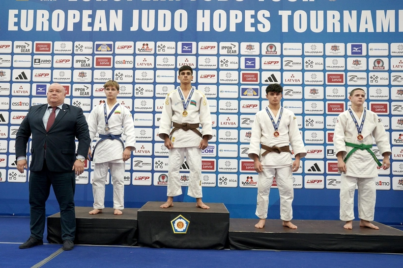 Azərbaycan cüdoçuları Riqada keçirilən turnirdə 4 medal qazanıblar