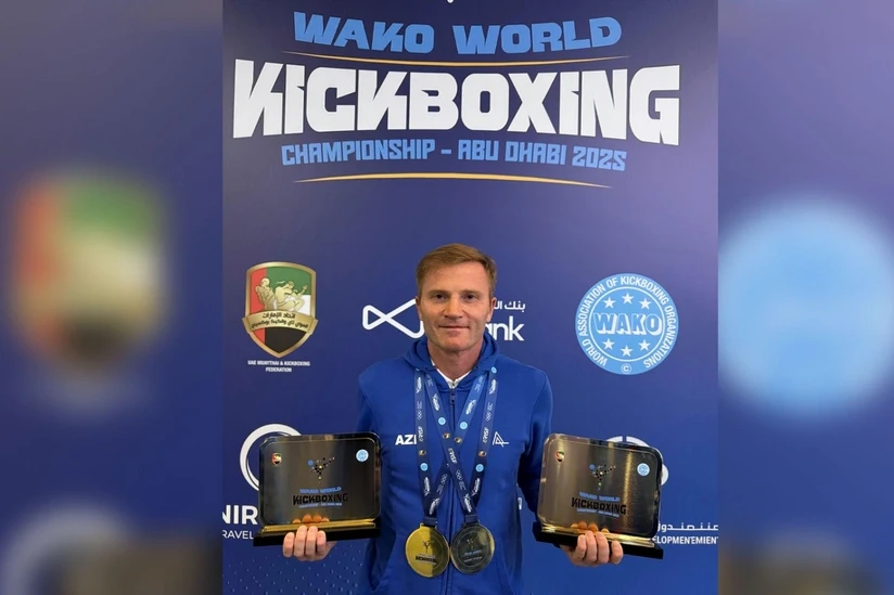 Eduard Məmmədov Əbu-Dabidə keçirilən dünya çempionatında iki qızıl medal qazanıb