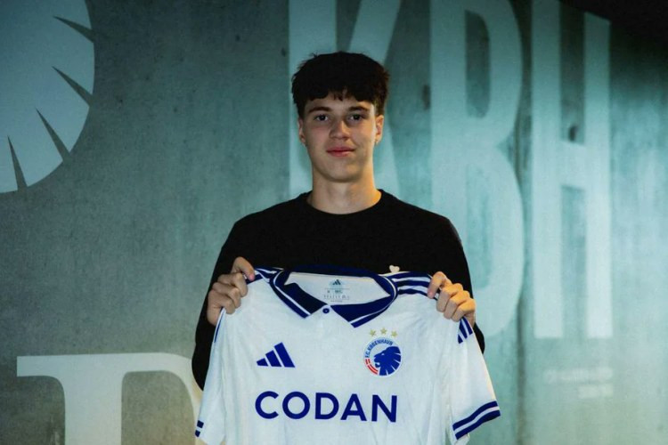 Tanınmış futbolçunun oğlu "Kopenhagen"də