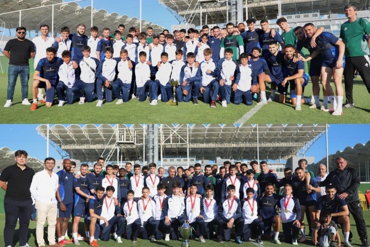 Quban Qurbanov "Qarabağ"ın U-13 və U-14 komandaları ilə görüşdü