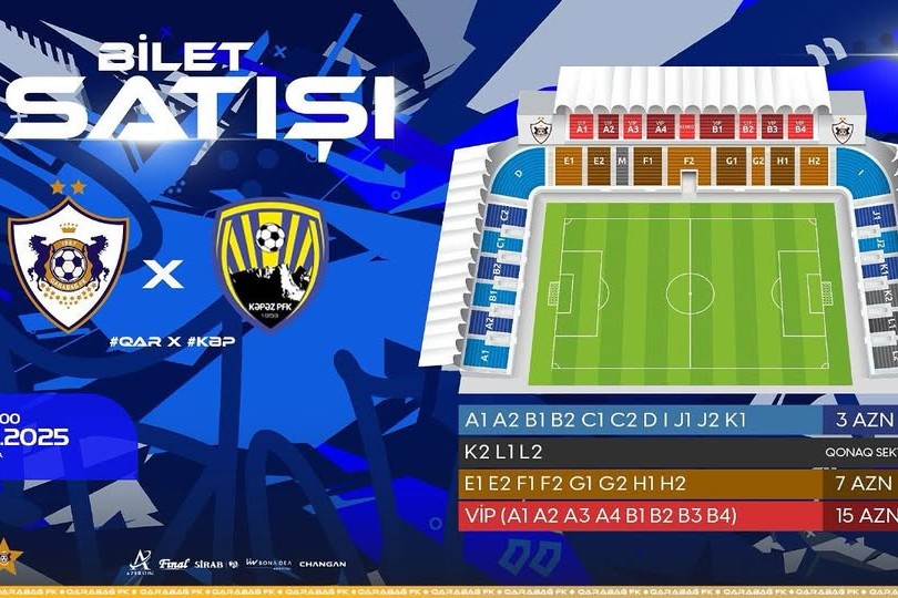 “Qarabağ” kubok qaldıracağı oyunun biletlərini satışa çıxardı