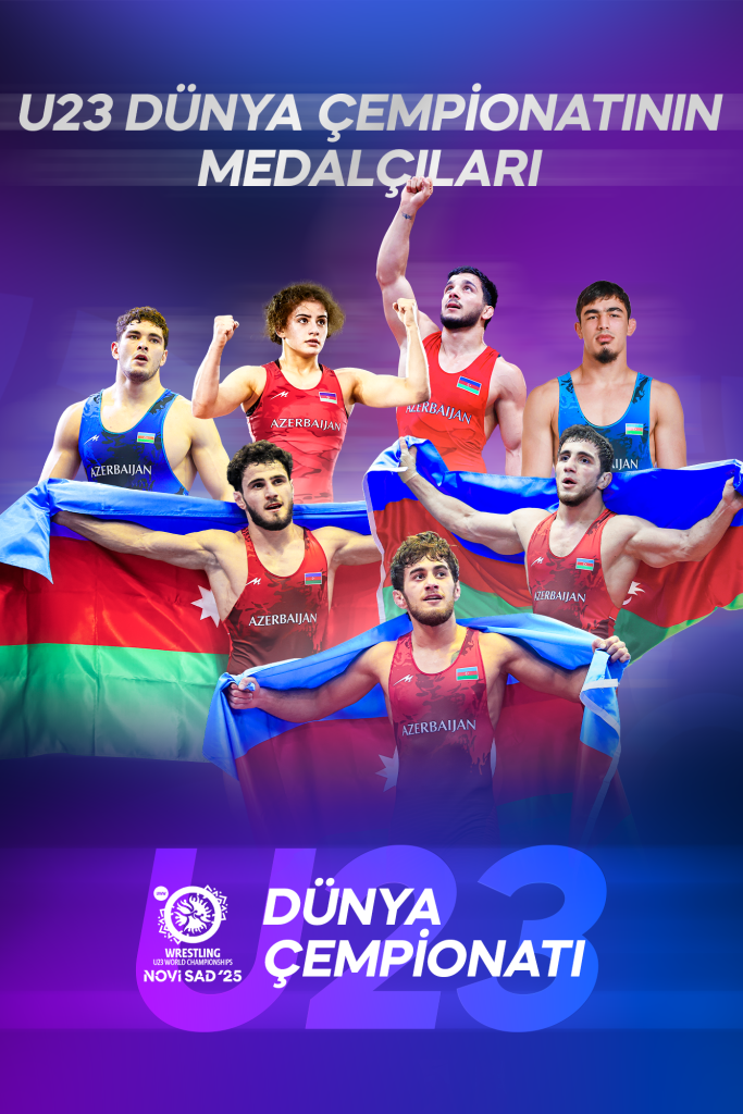 Azərbaycan güləşçiləri U-23 dünya çempionatında tarixi uğur qazanıblar