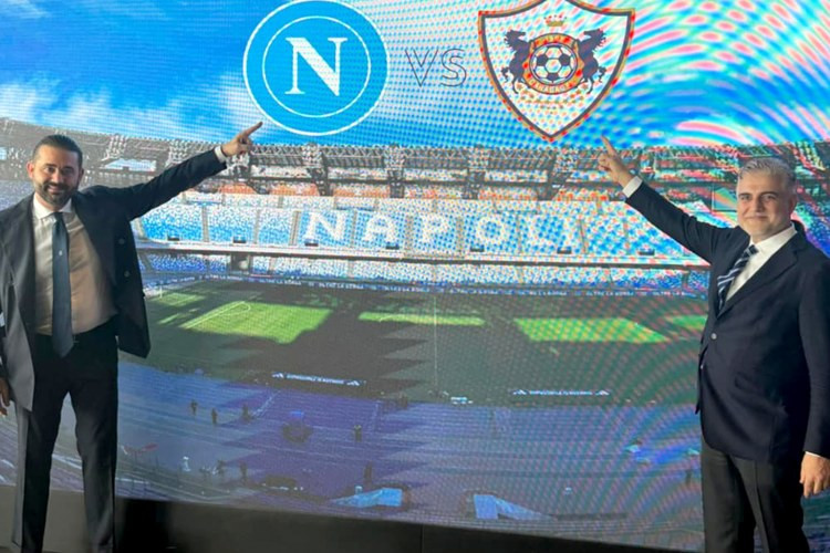 “Qarabağ” və “Napoli” rəhbərləri arasında görüş keçirildi