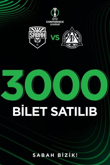 "Sabah"ın oyununa satılan biletlərin sayı açıqlandı