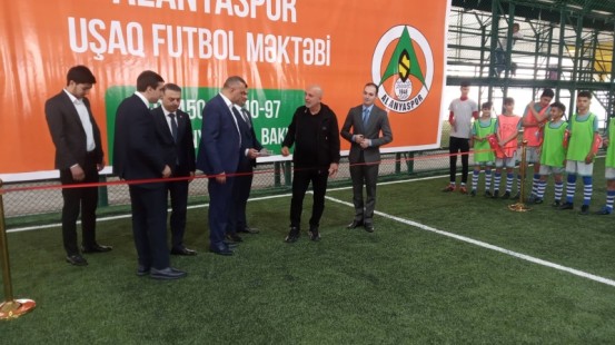 Bakıda "Alanyaspor"un futbol məktəbinin açılışı oldu - FOTOLAR