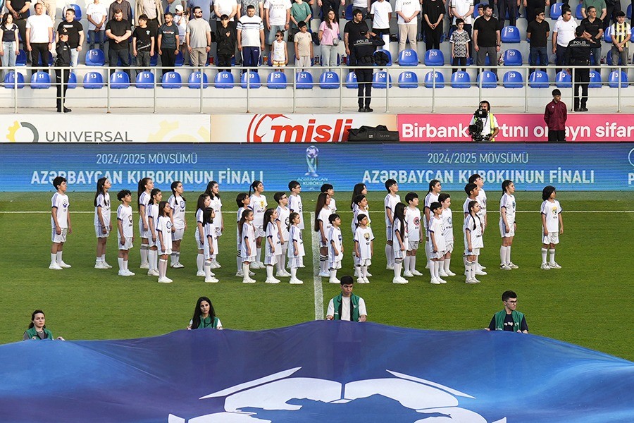 Peşəkar Futbol Liqasından Dövlət Himninin özəl təqdimatı - VİDEO