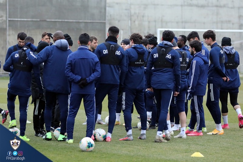 "Qarabağ" günü tək məşqə başa vurdu