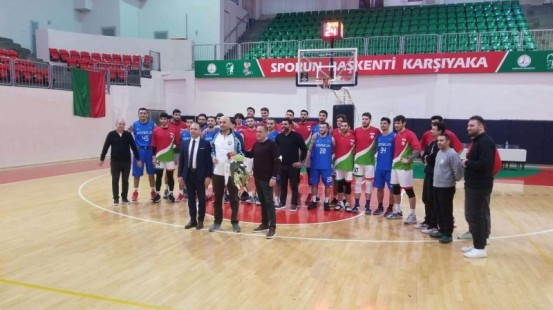 Basketbol yığmamız Türkiyə klubuna qalib gəldi