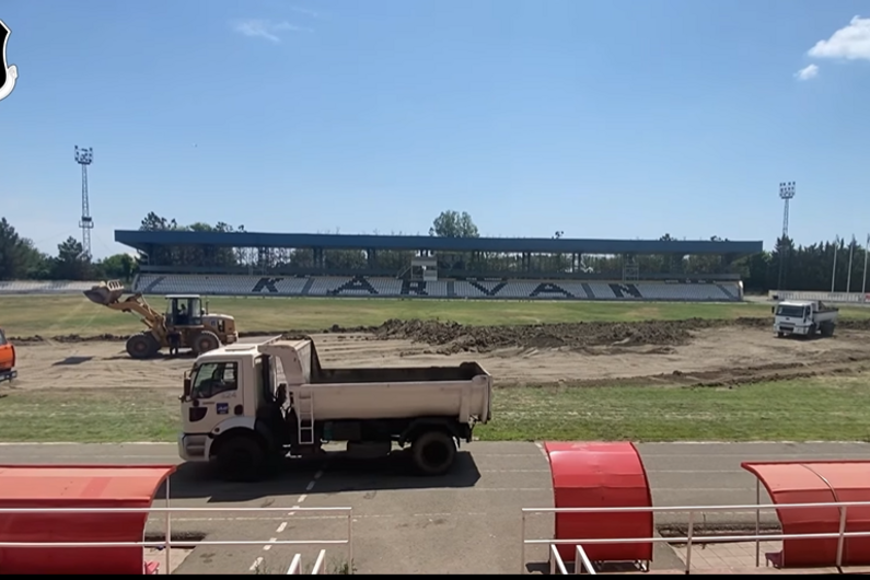 Yevlax stadionunda təmirin nə vaxt başa çatacağı bilinmir
