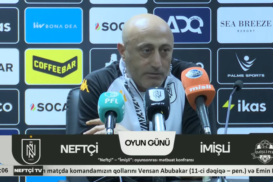 “Neftçi”nin məşqçisi: “İndi çempionluqdan danışsaq, gülməli çıxacaq”
