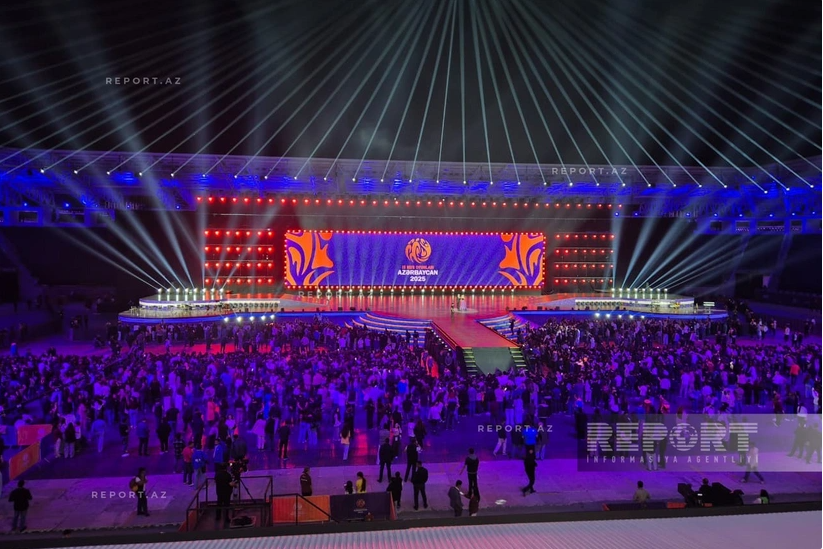 Gəncə stadionunda III MDB Oyunlarının bağlanış mərasimi keçirilib