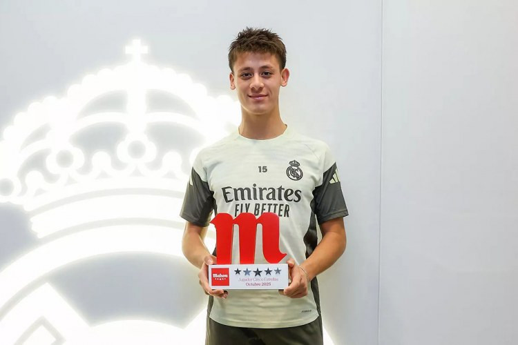 Arda Güler "Real"ın ən yaxşı oyunçusu seçildi