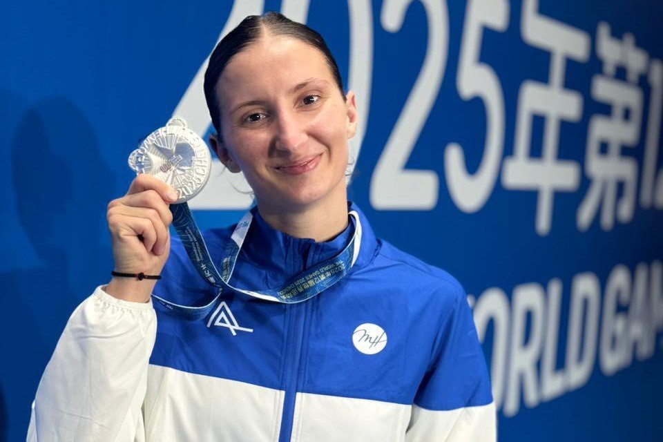 İrina Zaretska dünya Oyunlarında "gümüş" qazandı