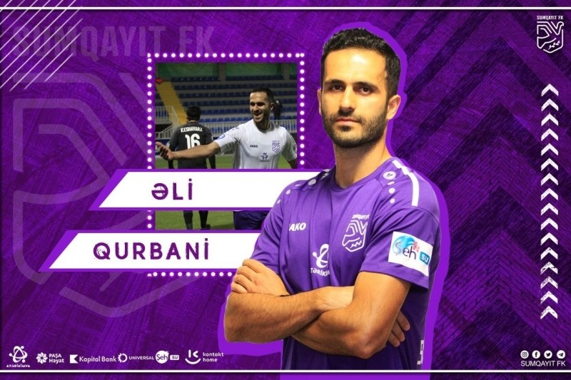 “Sumqayıt” Əli Qurbani ilə yeni müqavilə bağladı
