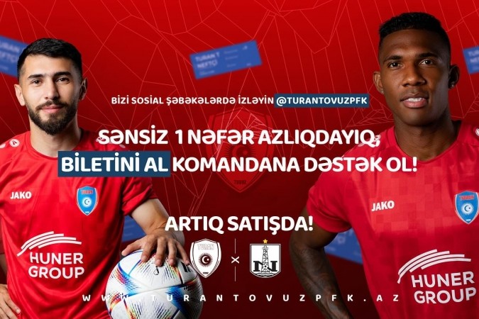 Tovuzdakı oyuna biletlər 2 manata