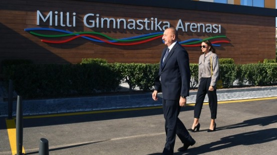 Prezident Milli Gimnastika Arenasının yeni məşq binasında