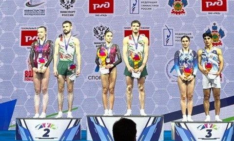 Gimnastlarımızdan Krasnodarda 2 medal
