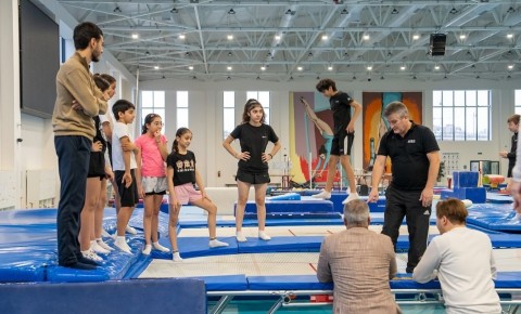 Ziqfred tərəfindən Bakıda batut gimnastikası üzrə seminar