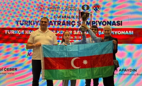 Azərbaycanın şahmat üzrə U16 komandası türkdilli ölkələrin çempionu oldu