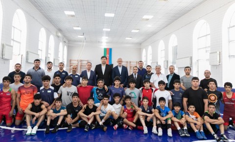 Yeni təlim-məşq bazasının açılış mərasimi keçirilib
