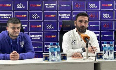 "Şamaxı"nın məşqçisi: "Futbolçulara tapşırmışdıq ki, tələsməsinlər"