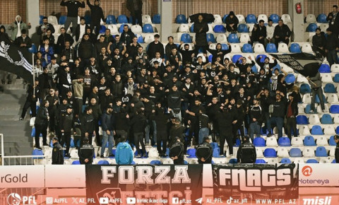 "Neftçi" azarkeşlərinə görə 5000 manat cərimələndi