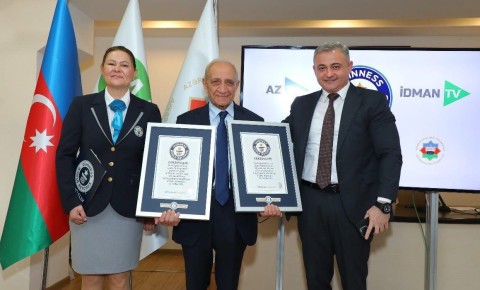 Faiq Həsənov ikinci dəfə rekord müəllifi oldu