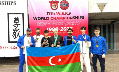 Tokioda keçirilən Dünya çempionatında karateçilərimizdən 5 medal