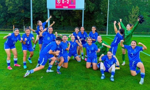 U-19 qadınlarımız Moldova millisinə qalib gəliblər