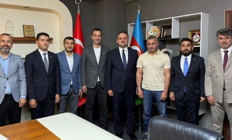 "Qarabağ"ın rəsmiləri Türkiyə idman nazirinin müavini ilə görüşüblər
